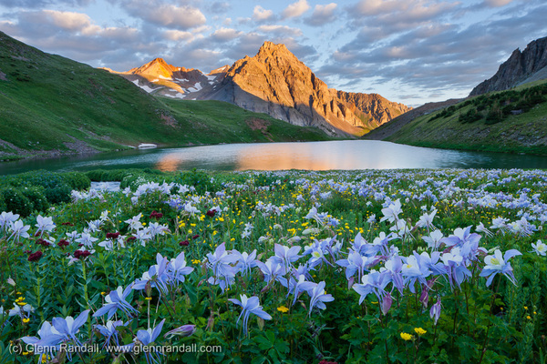 Blue Lake at Sunrise by Glenn Randall